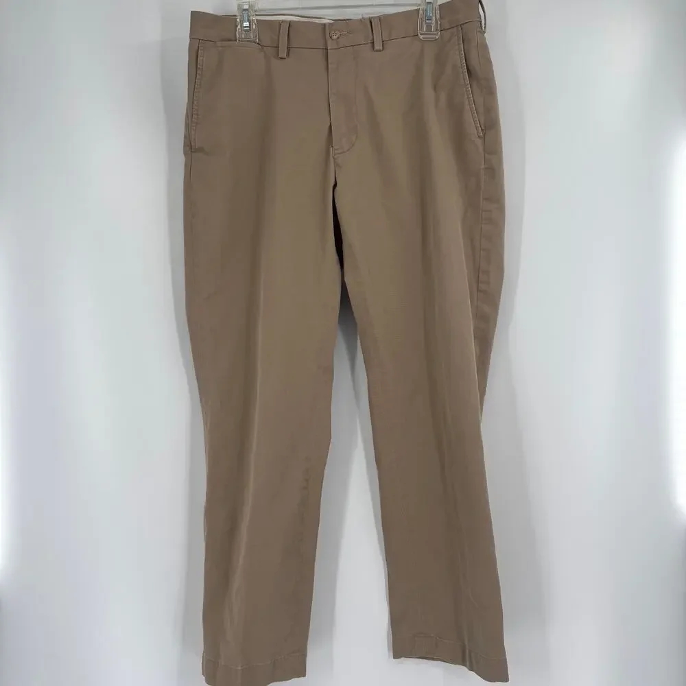 Polo Ralph Lauren 34x30 Light Brown Classic Fit Chino Pants‎